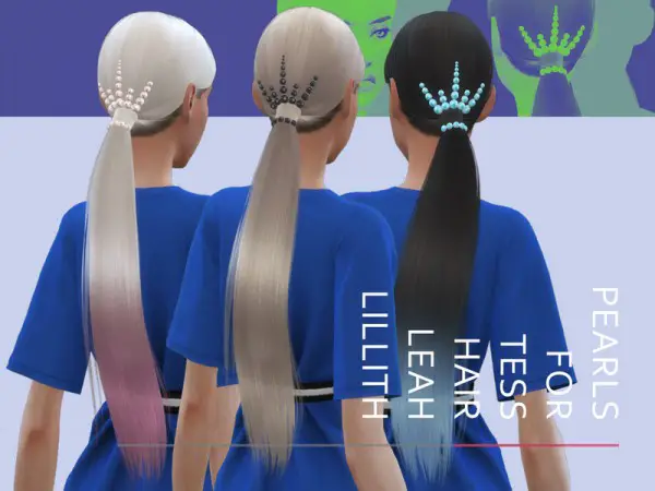 The Sims Resource: Tess Hair by Leah Lillith for Sims 4