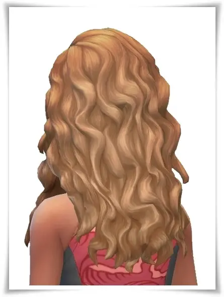Birksches sims blog: Little Arielle Curls Hair for Sims 4