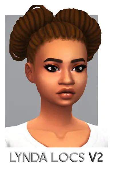    select a Website   : Lynda Locs Hair retextured for Sims 4