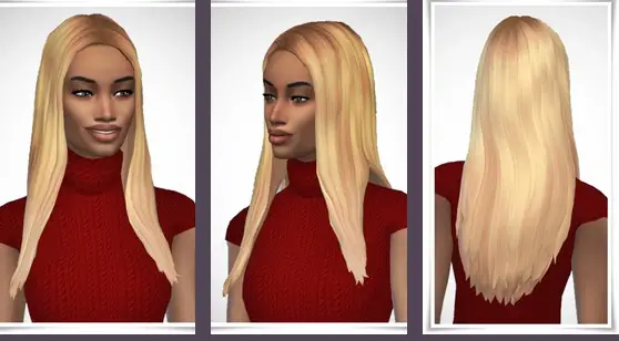 Birksches sims blog: Naomi’s Long Straight Hair for Sims 4
