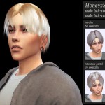 Sims 4 Hairs ~ MAY Sims: Newsea`s May Request Hair 02M