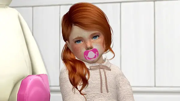 Coupure Electrique: Anto`s Honey Hair Retextured   toddler version for Sims 4
