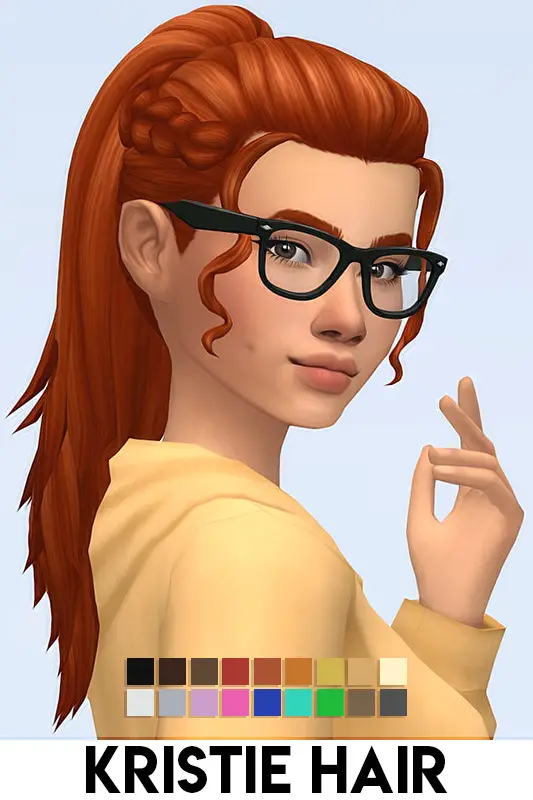 Sims 4 Hairs ~ IMVikai: Kristie hair