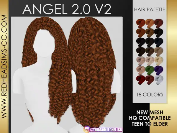 Coupure Electrique: Angel Hair for Sims 4