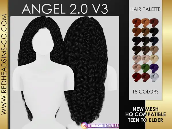 Coupure Electrique: Angel Hair for Sims 4
