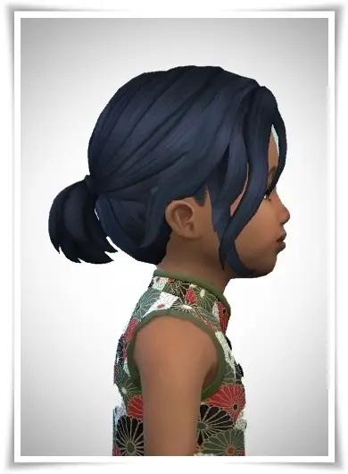Birksches sims blog: Toddler Short Pony Lose Hair for Sims 4