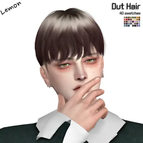 Lemon: Dut Hair for Sims 4
