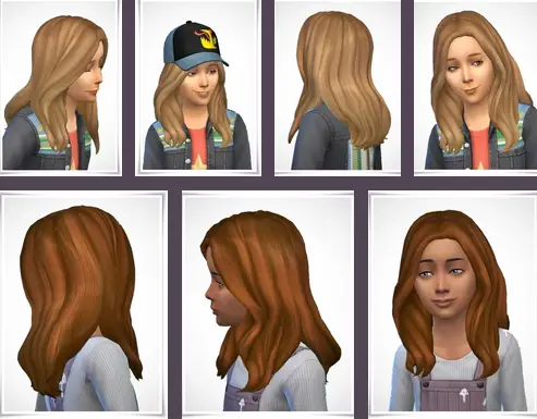 Birksches sims blog: Kids New Hair for Sims 4