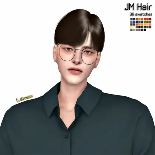 Lemon: JM Hair for Sims 4