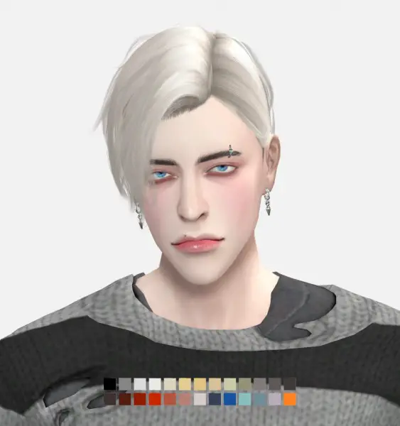 Effie: Kristian and Bad Blood Hair for Sims 4