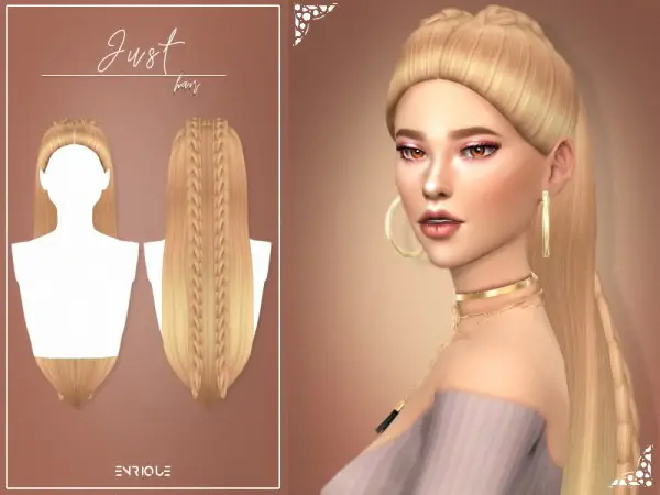 Enrique: Just hair for Sims 4