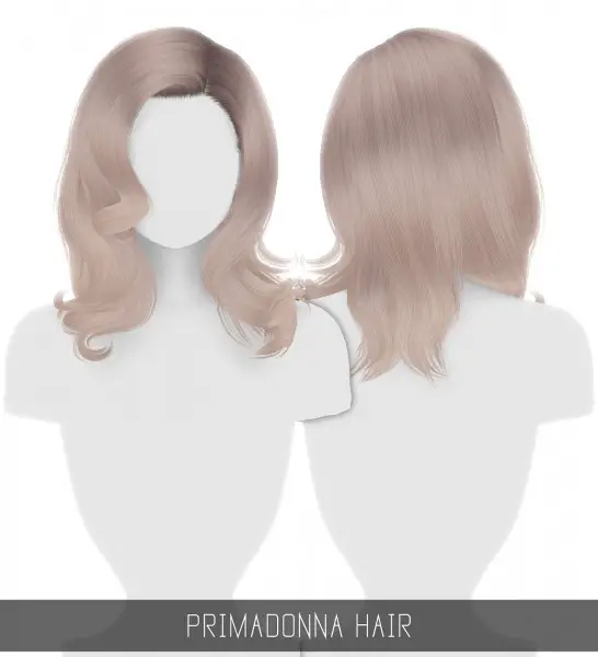Simpliciaty: Primadonna hair for Sims 4