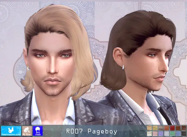 NewSea: R007 Pageboy hair for Sims 4