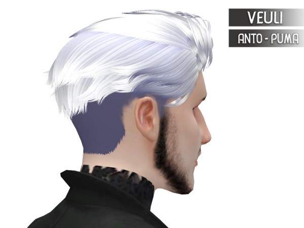 The Sims Resource: Anto`s Puma Hair Retextured by Veulir for Sims 4