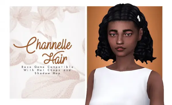 Isjao: Channelle, Nyah and Dada Hairs for Sims 4
