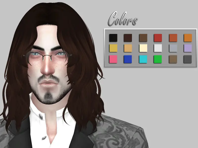 The Sims Resource Anto S Leo Hair Retextured Clayified By Veulir