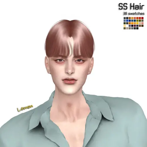 Lemon: SS Hair for Sims 4
