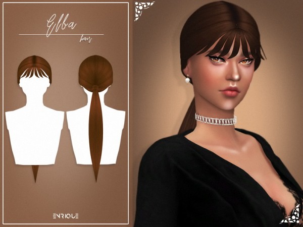 Enrique: Elba Hair for Sims 4