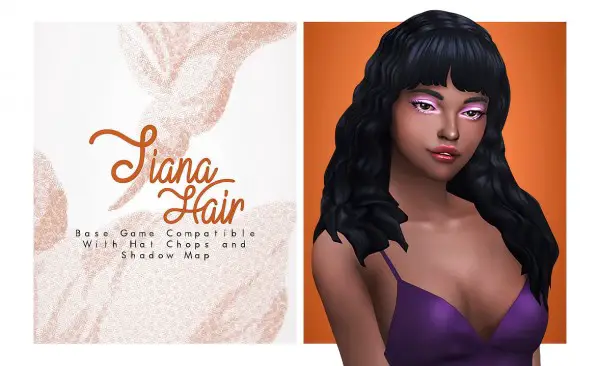 Isjao: Tiana Hair for Sims 4