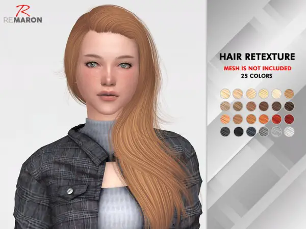 The Sims Resource: Wings OS0723 hair retextured by remaron for Sims 4