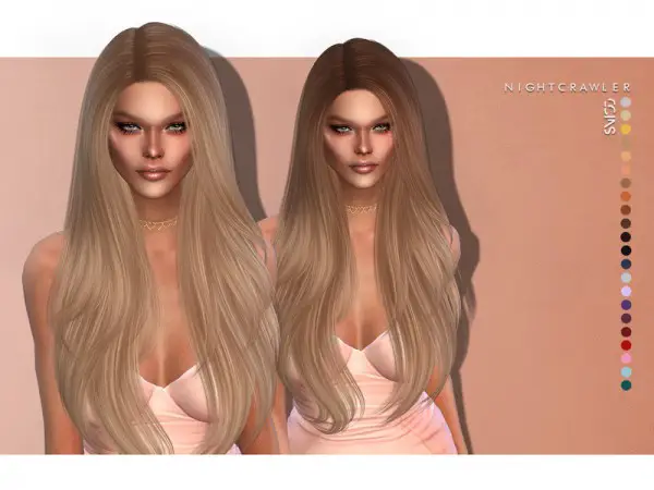 The Sims Resource: Coins Hair by Nightcrawler Sims for Sims 4