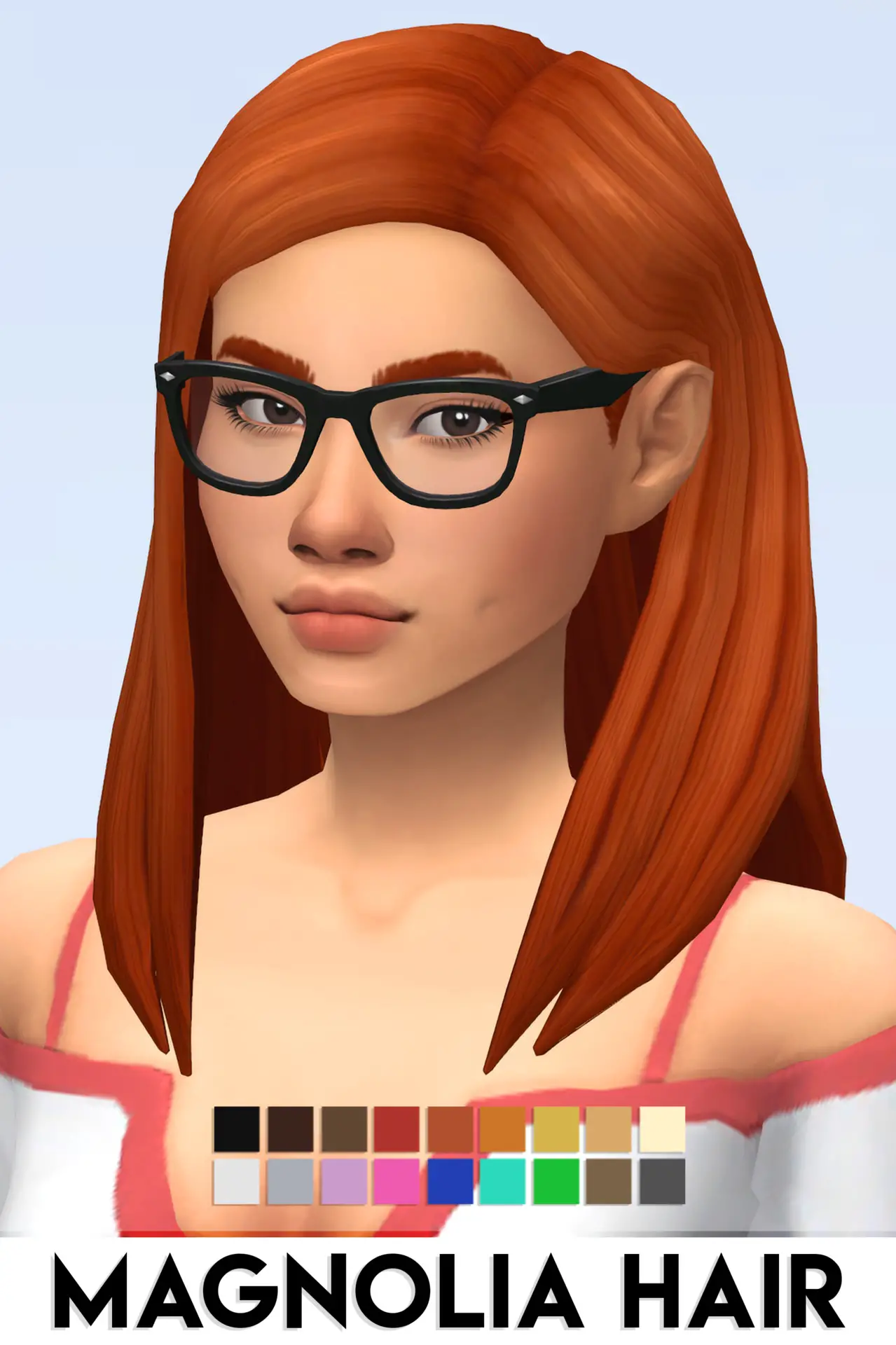Sims 4 Hairs ~ IMVikai: Magnolia Hair