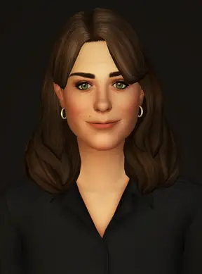 Rusty Nail: Kate Hair 2 for Sims 4