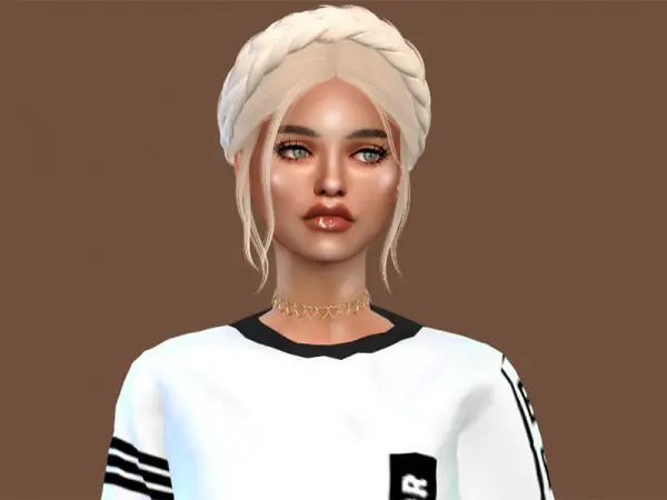 The Sims Resource: Nightcrawler`s Sangria hair retextured by funeraipyres for Sims 4