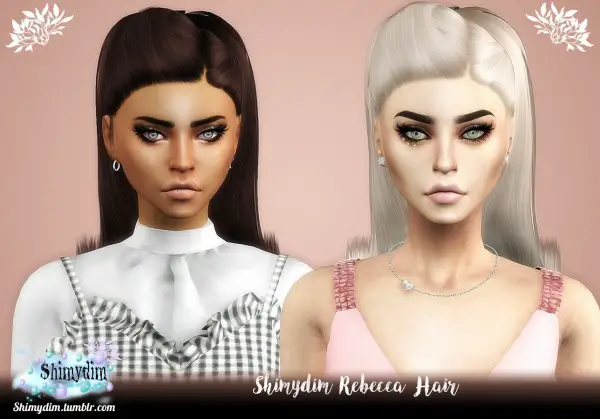 Shimydim: Rebecca Hair for Sims 4