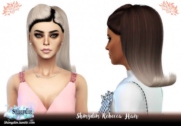 Shimydim: Rebecca Hair for Sims 4