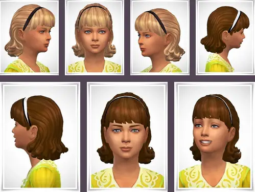 Birksches sims blog: Little Conny’s Hoop Curls hair for Sims 4