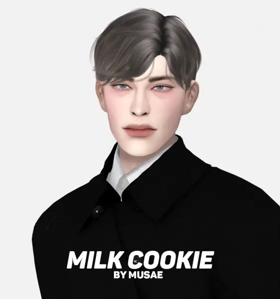 Effie: Milk Cookie Hair for Sims 4