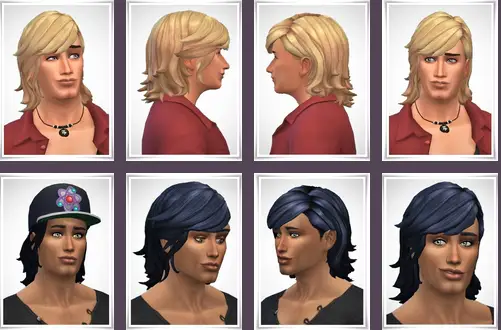 Birksches sims blog: Clark Hair for Sims 4