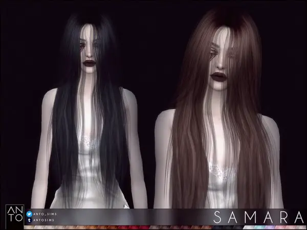 The Sims Resource: Samara Hir by Anto for Sims 4