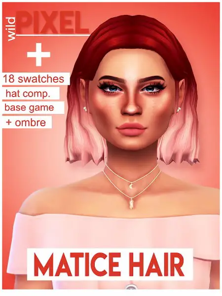 In My Dreams: Matice Hair for Sims 4