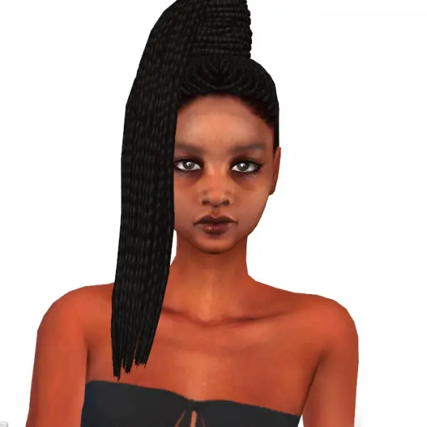 Lluxuriah Sims: Tobo hair for Sims 4