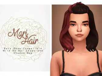 Sims 4 Hairs ~ Kot Cat: Cazy`s Helena Hair Conversion