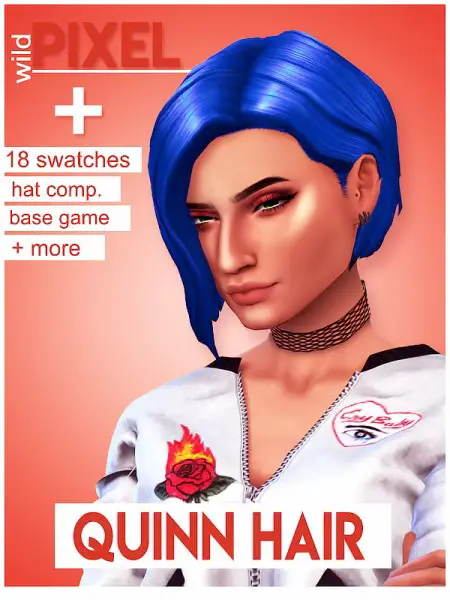In My Dreams: Quinn hair for Sims 4
