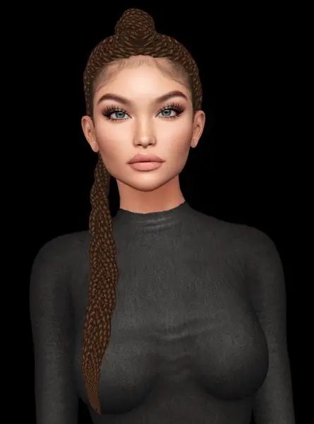 Lluxuriah Sims: Synthia hair for Sims 4