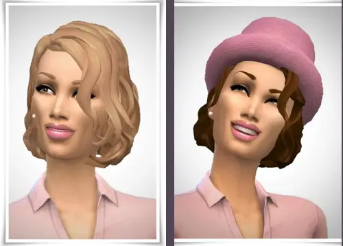 Birksches sims blog: Emilia Hair for Sims 4