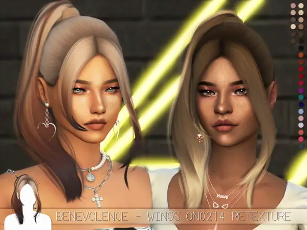 The Sims Resource: Wings ON0214 retextured by Benevolence for Sims 4