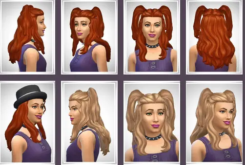 Birksches sims blog: Sadie Hair for Sims 4