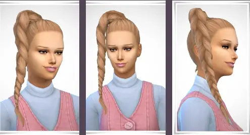 Birksches sims blog: Maisy Hair for Sims 4