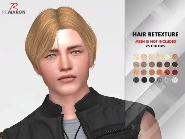 The Sims Resource: Disco Heaven hair retextured by remaron for Sims 4