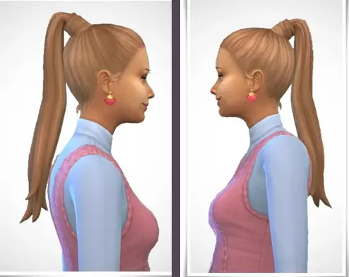 Birksches sims blog: Penny Hair for Sims 4