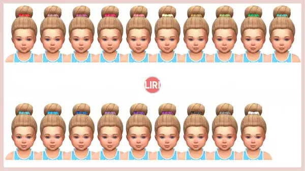 Mod The Sims: Large High Bun by Lierie for Sims 4