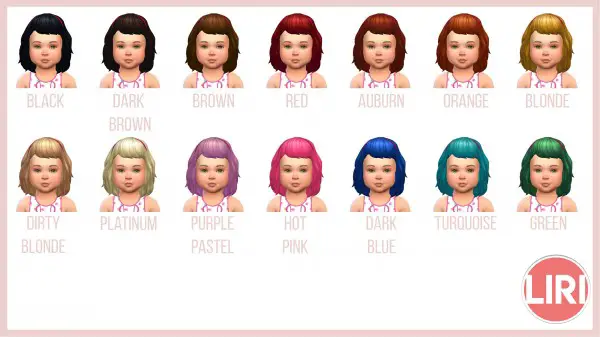 Mod The Sims: Wavy Hair with Headband by Lierie for Sims 4