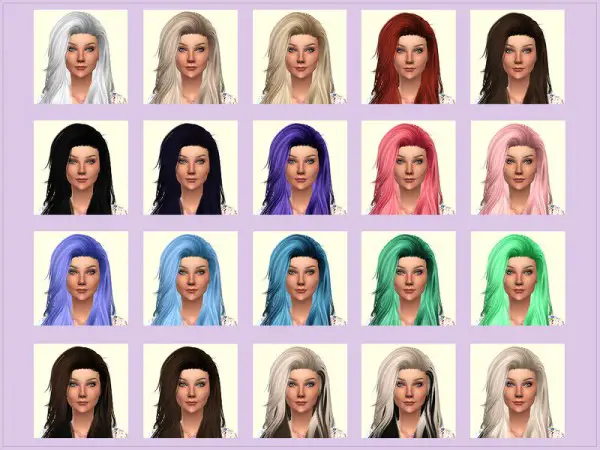 The Sims Resource: LeahLilliths Stargirl Hair 001 retextured by SSNL for Sims 4
