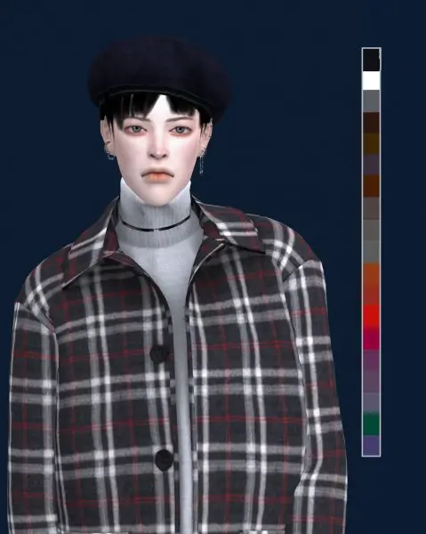Snoopy: Winterfell hair for Sims 4