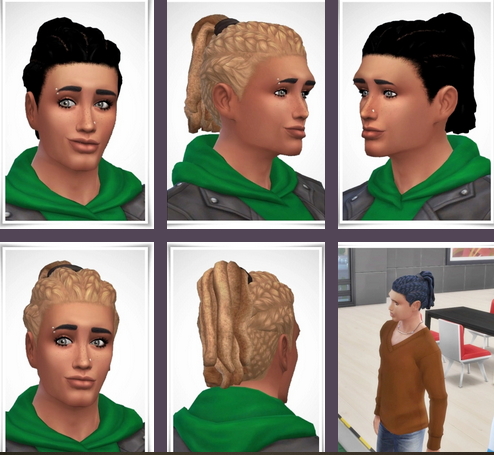 Birksches sims blog: Conor Hair for Sims 4